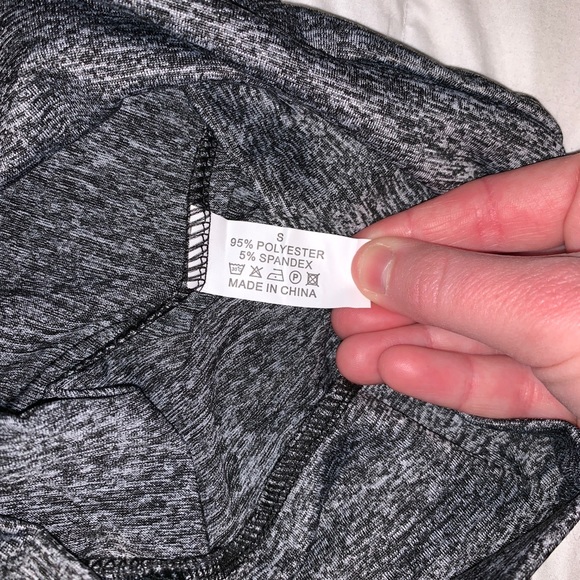 Grey mesh leggings - Picture 2 of 3